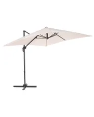 Parasol ogrodowy na wysięgniku 238 cm MONZA Jasnobeżowy_1102724