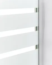 Shower Bath Screen TUAPI 1400 x 1200 mm Silver_944424