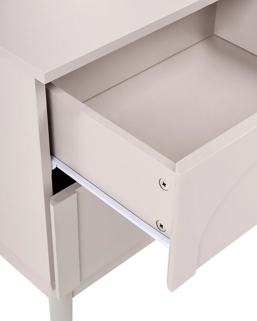 2 Drawer Bedside Table BOULIA Light Beige_1168940