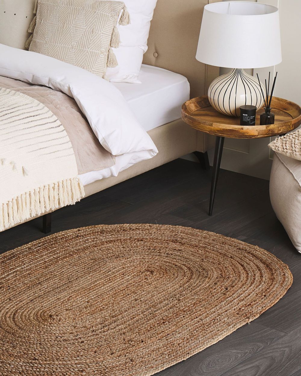 Tappeto DEMIRCI Beige 100 x 150 cm Iuta