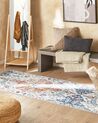 Teppich mehrfarbig orientalisches Muster 80 x 240 cm Kurzflor ENAYAM_831698