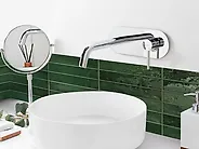 Bateria umywalkowa podtynkowa GUAIBA Mosiądz Srebrny_1187034