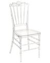 Set of 2 Dining Chairs Transparent MENDON_929344