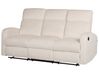 Velvet Electric Recliner Living Room Set White VERDAL_904881