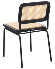 Set di 2 sedie da pranzo CORVALLIS Rattan sintetico (PE) Nero_1058799