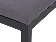 Set di divani angolari da giardino 5 posti MESSINA Metallo Nero Lato Sinistro_769456
