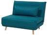 Banquette convertible 1 place en tissu bleu SETTEN_699444