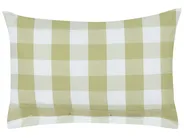 Zestaw 2 poduszek dekoracyjnych TAMNINE 40 x 60 cm Jasnozielony W kratkę_902318