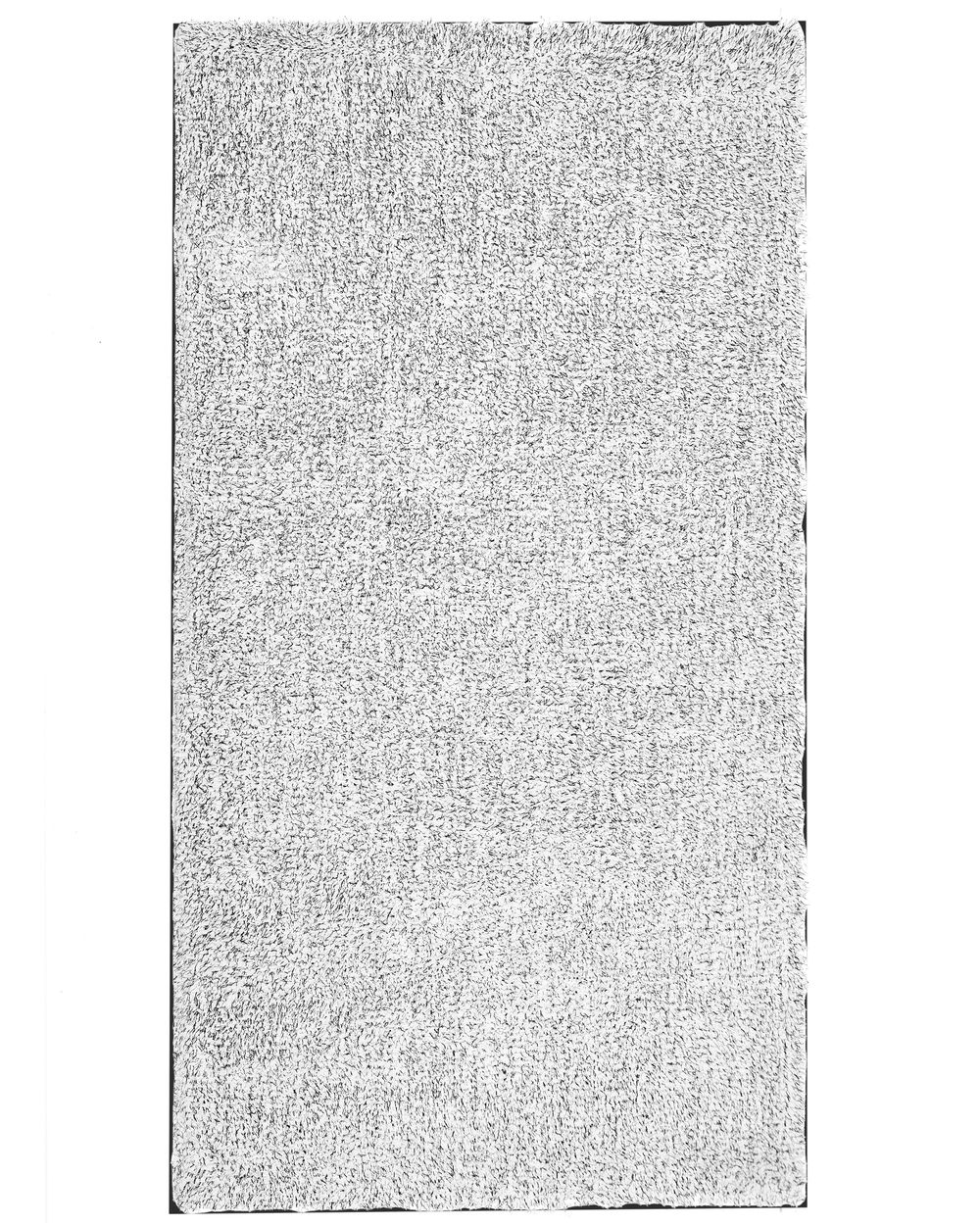Alfombra de pelo largo DEMRE Gris 80 x 150 cm
