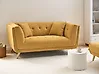 Sofa 2 Seater HABO Fabric Mustard