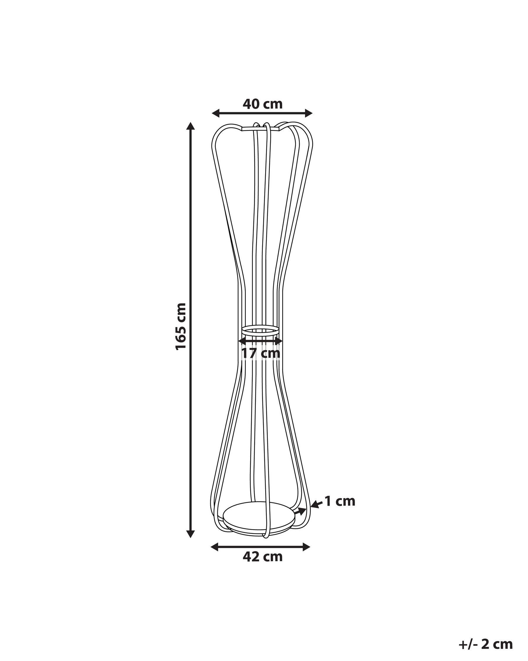 Coat Stand Silver ORDWAY_939413 Coat Stand Silver ORDWAY_939413