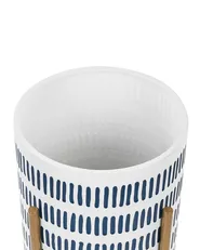 Donica na nóżkach NEMOROSA 31 cm Metal Biały_923623