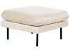 Ottoman VINTERBRO Velvet Light Beige