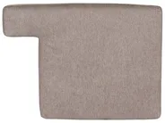 Living Room Set 4 Seater KILDAL Fabric Brown_1058471