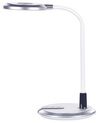 LED Desk Lamp Silver and White COLUMBA_853972