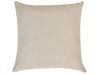 Divan côté gauche en tissu beige RIOM_877335