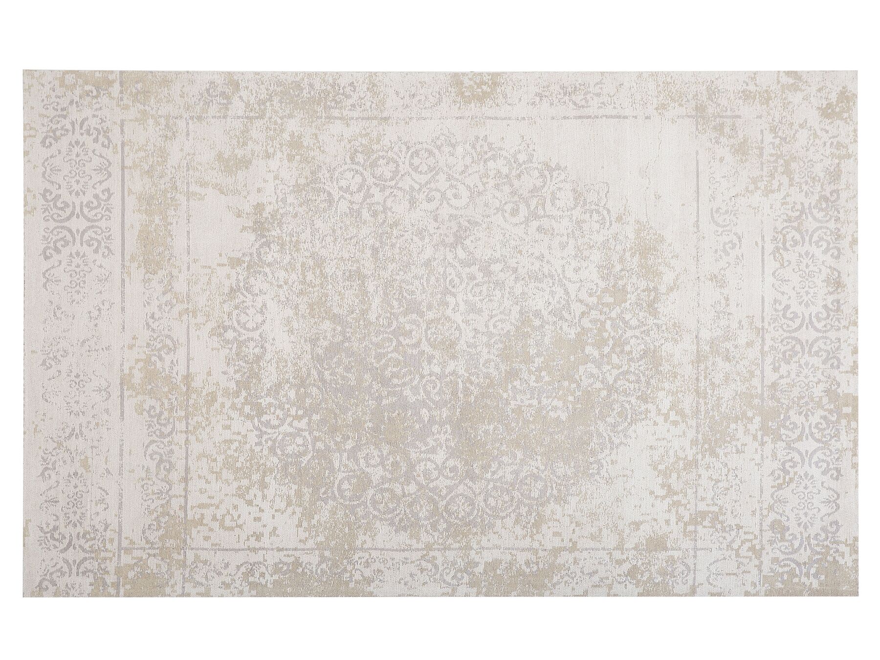 Bavlnený koberec 140 x 200 cm béžový BEYKOZ_749593