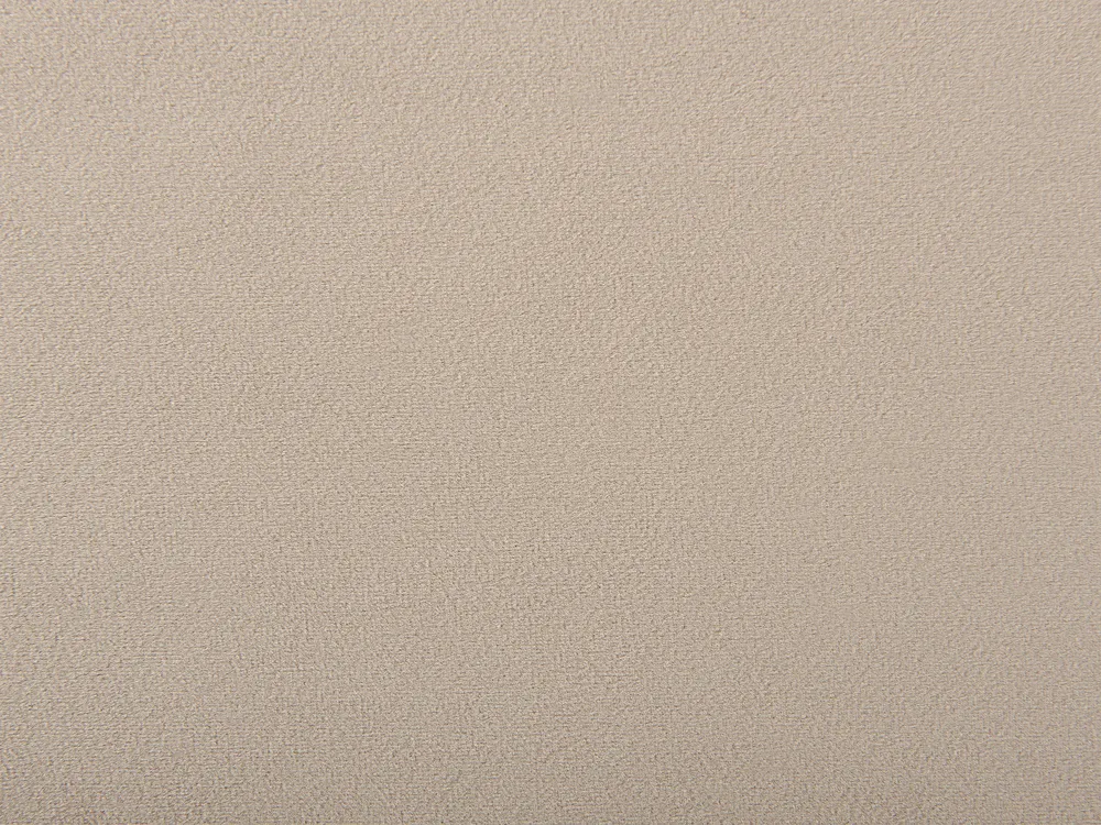 Lit avec sommier Velours VALOGNES 160 x 200 cm Taupe_876701