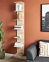 Wall Bookshelf ESTON 190 cm Light Brown