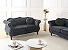 Sofa 2 Seater SKIEN Velvet Black