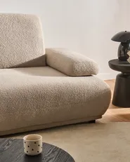Divano 3 posti NACKA Bouclé Beige_1056849