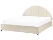 Ottoman Bed CHADENET Boucle Off-White 160 x 200 cm (EU King Size)_942181