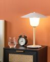 Dřevěná stolní lampa bílá MOPPY_873188