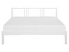 Dřevěná postel 160 x 200 cm bílá VANNES_754485