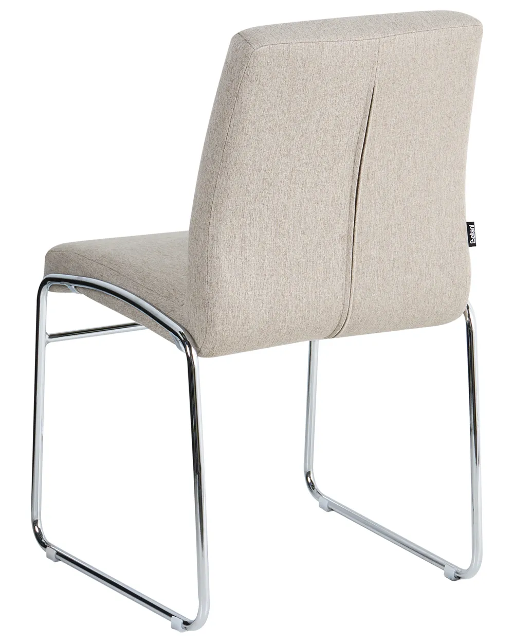 Set di 2 sedie da pranzo LECCO Tessuto Beige_1044672