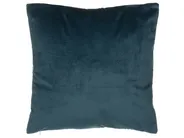 Zestaw 2 poduszek dekoracyjnych FREESIA 45 x 45 cm Welur Lazurowy Wzór roślinny_769932