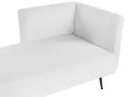 Right-Hand Chaise Longue RIOM Fabric White_877309