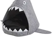 Pet Bed PIRANHA Felt Light Grey_783433