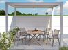 Pergola mit Lamellendach Aluminium weiß 310 x 310 cm FORNOLI_932961