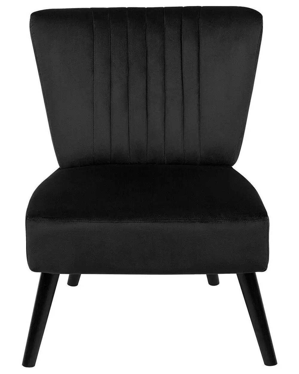 Armchair VAASA Velvet Black_719827