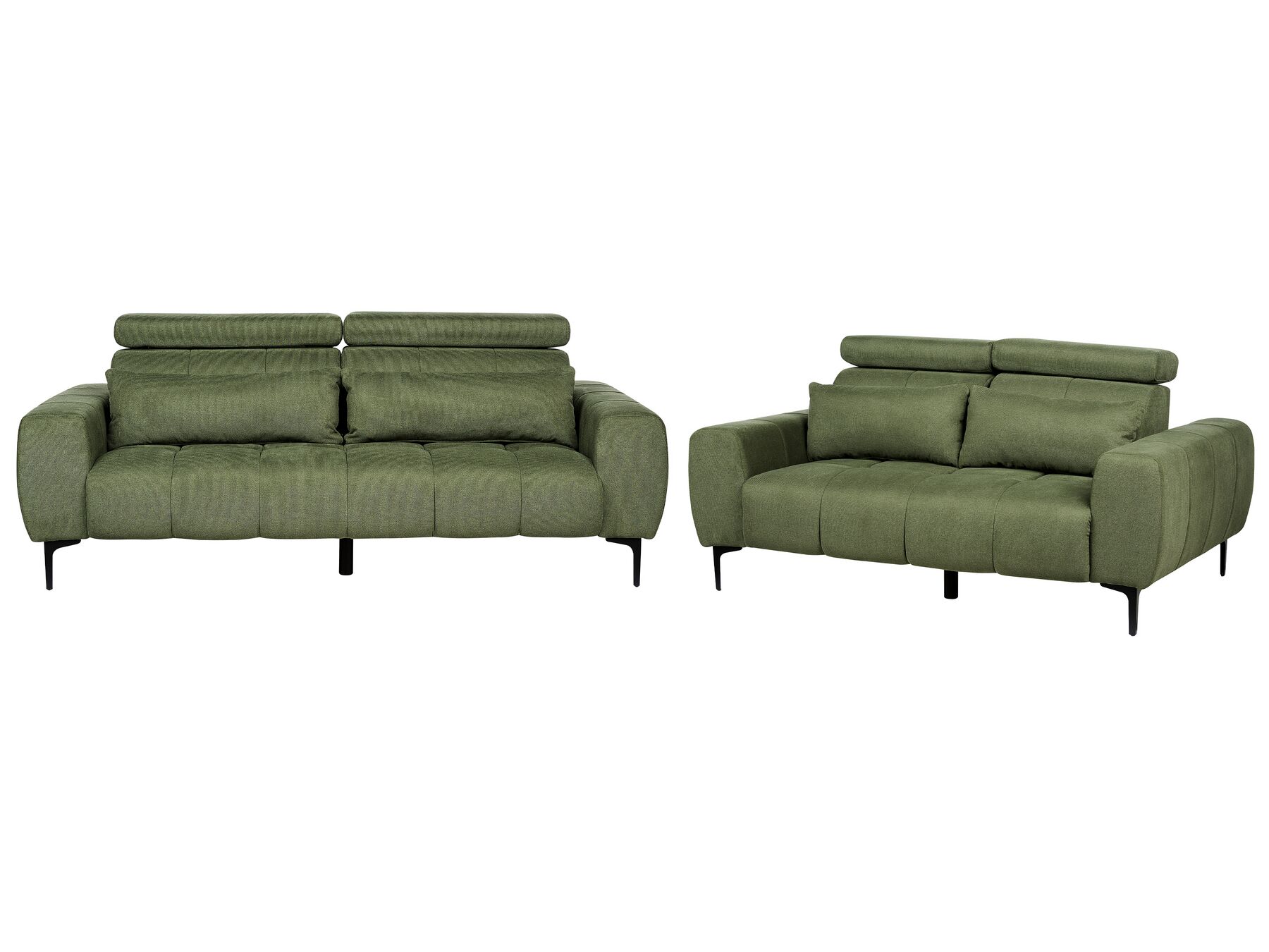 Fabric Living Room Set Green VEGAMO_926018