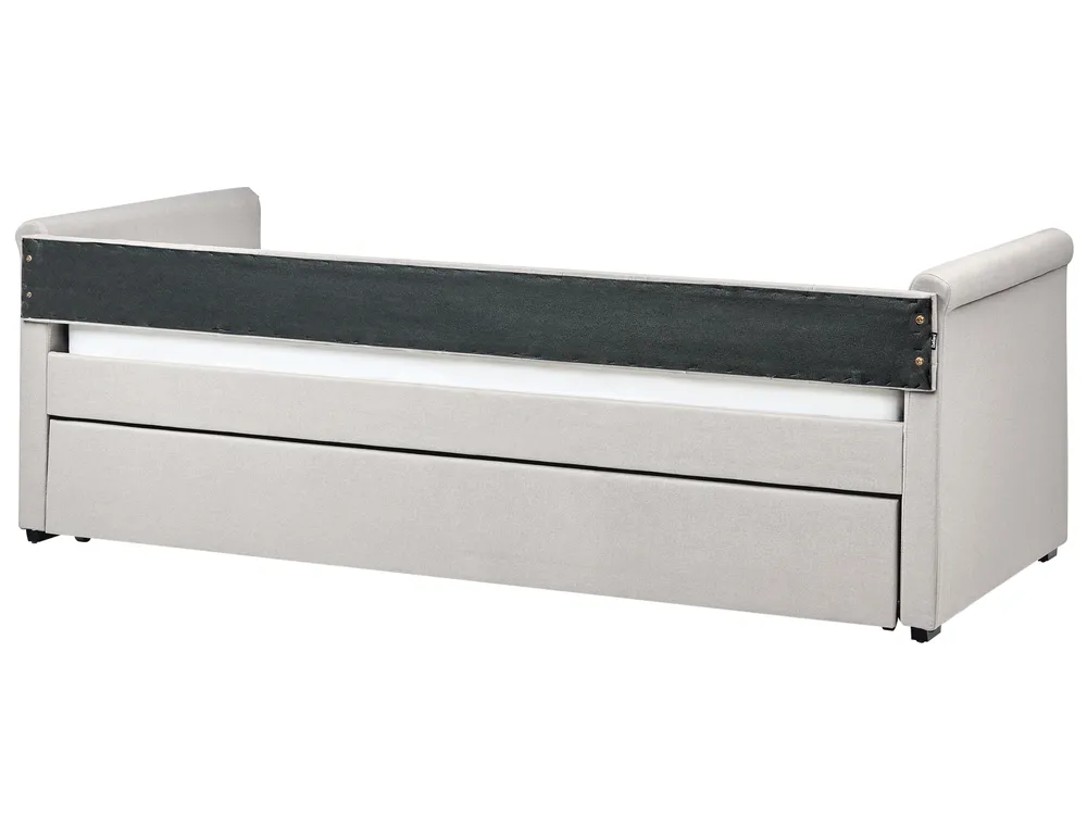 Trundle Bed Fabric LIBOURNE 90 x 200 cm (EU Single) Light Grey_759994