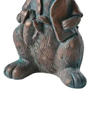 Statuetta da giardino TONDON Coniglio Marrone_999807
