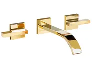 rubinetto miscelatore da parete per lavabo BERRACO Ottone Oro_986812