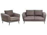 Living Room Set 3 Seater KJAER Chenille Taupe_1006912