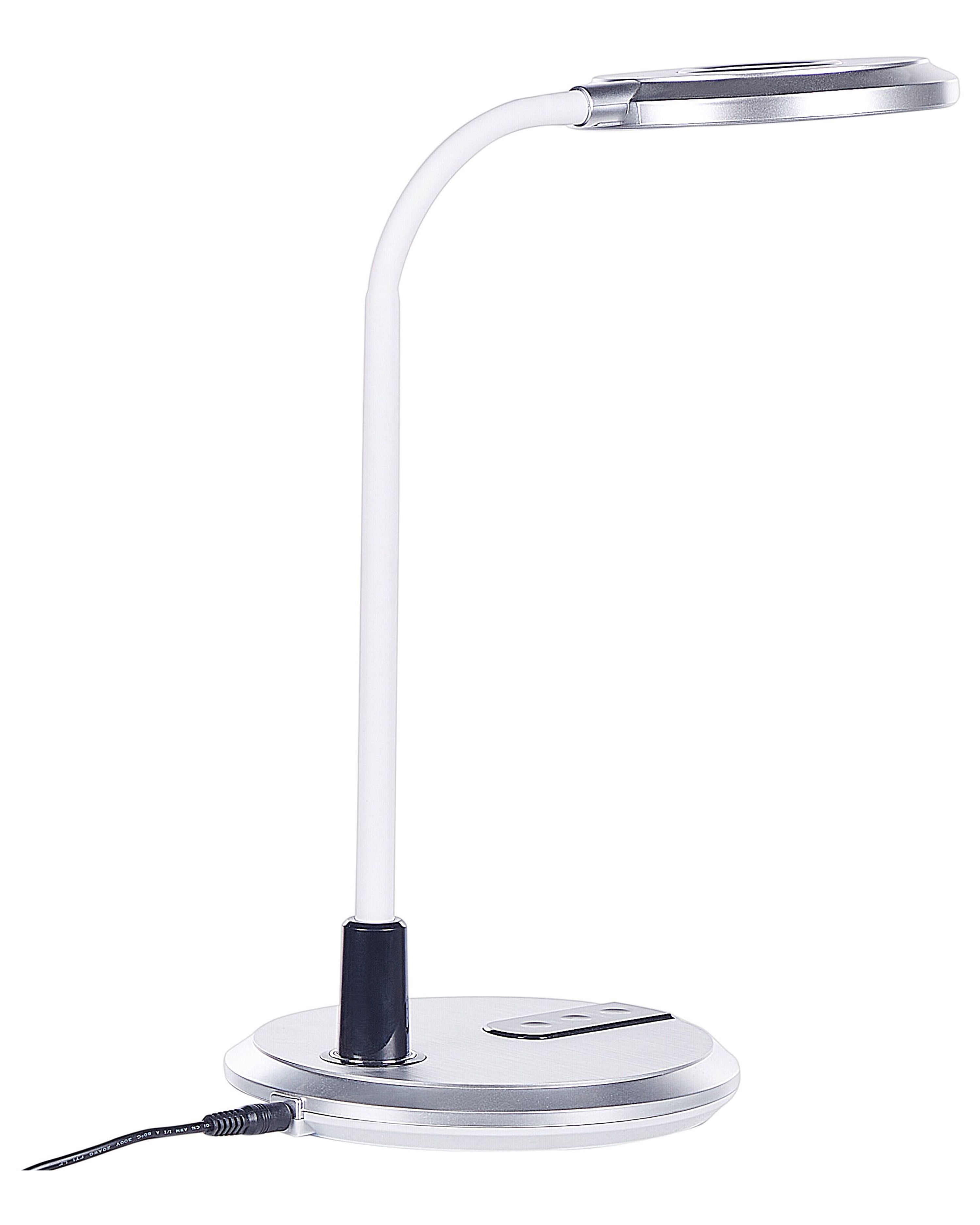 Quality Optics Schreibtischlampe Mit Lupe – 5x Vergrößerung, LED-Beleuchtung, Klemme