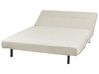 Sofá cama 2 plazas de tela beige claro VESTFOLD_930339