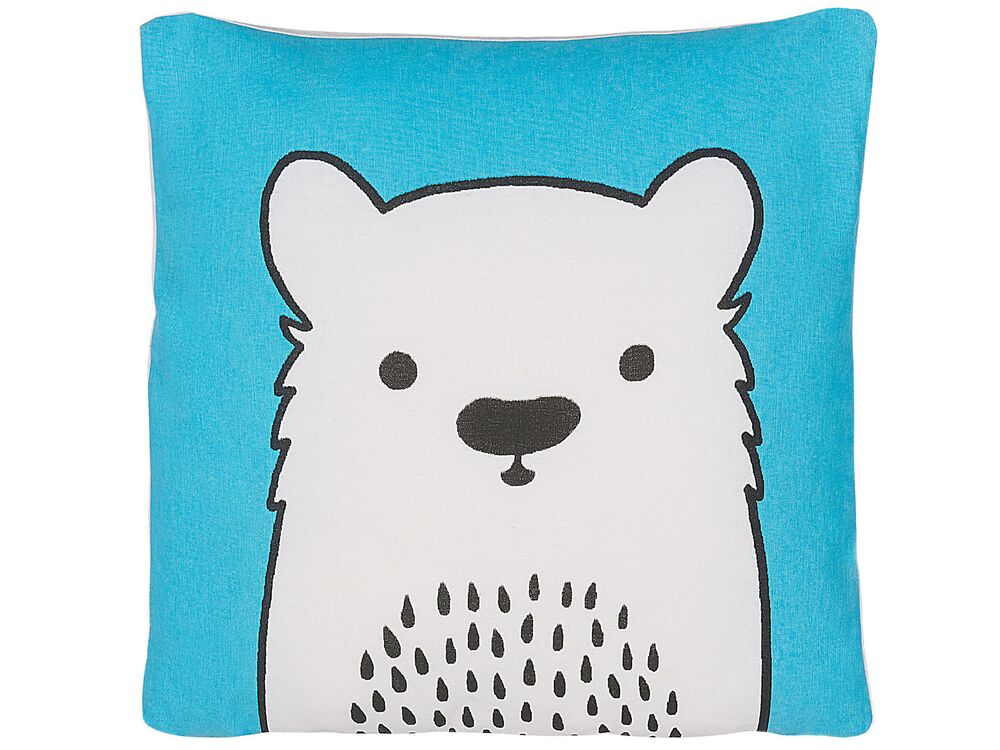 Cuscino decorativo WARANASI Cotone 45 x 45 cm Blu