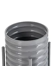 Donica na nóżkach SESLERIA 31 cm Metal Ciemnoszary_1190746