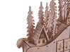 Figurine de luge calendrier de l'avent en bois clair avec LED IMPALA_812424