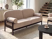 Sofa dla 3 osób PILARNE Boucle Beżowy_1159354