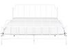 Metal EU King Size Bed White MAURESSAC_902747