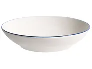 Zastawa stołowa 12-częściowa CUMIN Porcelana Złamana biel/ niebieski_1061557