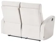 Manual Recliner Sofa 2 Seater VERDAL with Footrest Velvet Beige_1081127