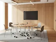 Foldable Corner Desk Module CAVI 90 cm 64 cm Brown_1030813
