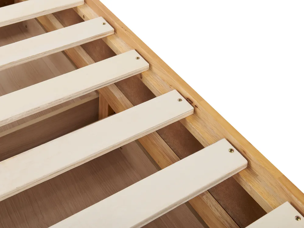 Bed with Storage Drawers Wood CAHORS 90 x 200 cm (EU Single) Brown_912569
